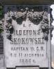 Grave of Ildefons Skokowski, died 1886